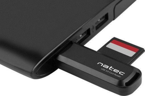 Përshtatës SD Natec Scarab 2 USB 3.2 Gen 1, i zi