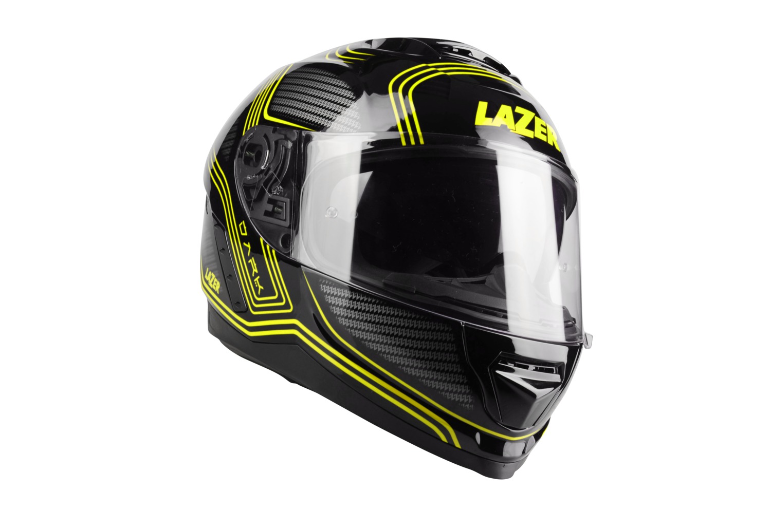 Helmetë integrale Lazer Rafale Darkside, sportive touring, e zezë verdhë