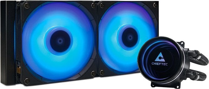 Ftohës AIO CPU Chieftec ICEBERG 240 RGB, radiator 240mm, ARGB, i zi