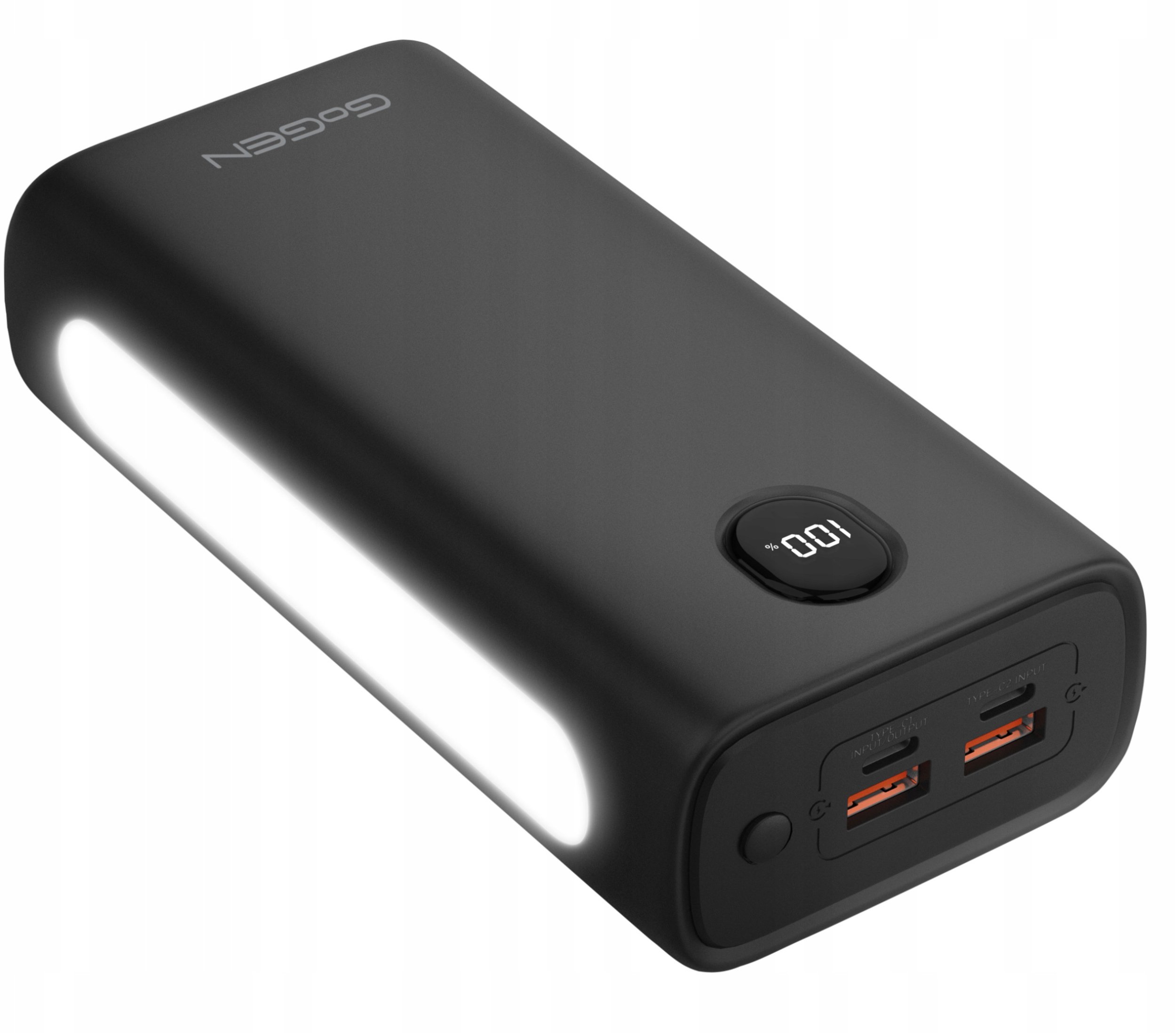Powerbank GoGen PB300003B, 30000 mAh, ekran LCD, i zi