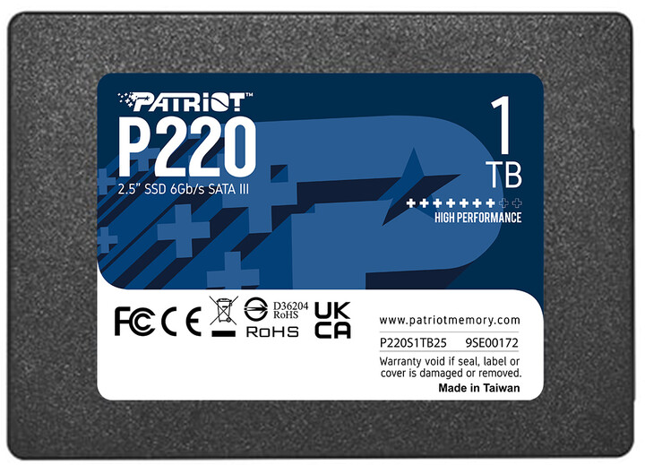 Хард диск Patriot P220 - 1TB