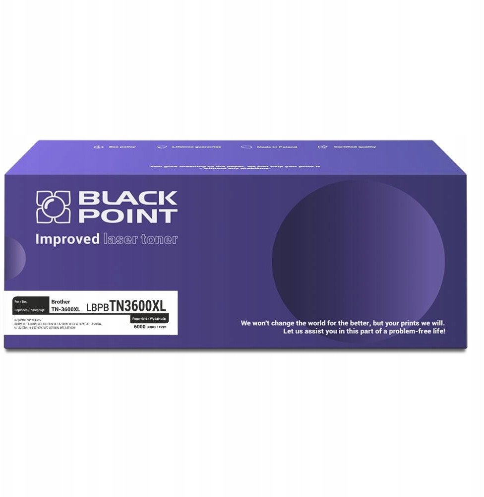 Toneri Brother TN3600XL, i zi, për MFC L5710DN HL L6410DN DCP L5510DW
