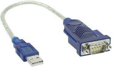 Adapter USB në RS-232 InLine 33304, 0.2m, i bardhë