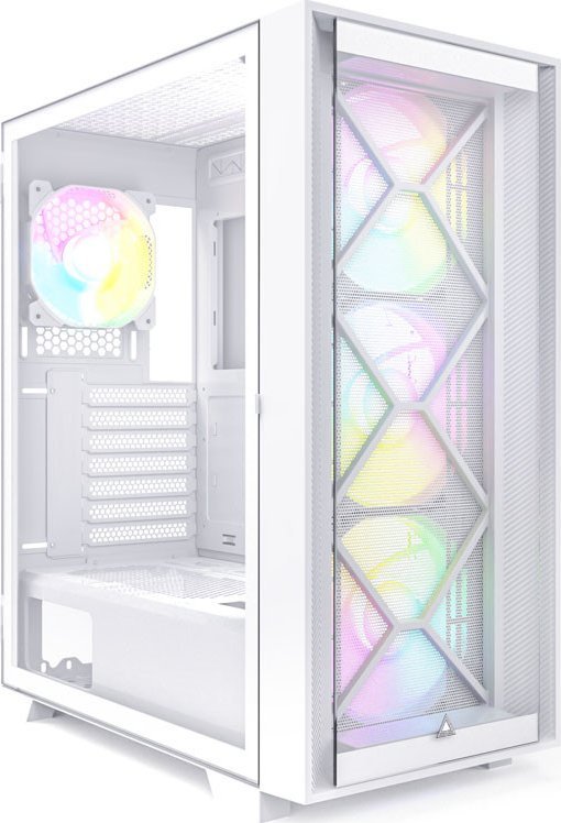 Kasë Montech AIR 1000 Premium, e bardhë, Midi Tower