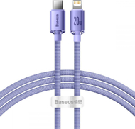 Kabull karikues Baseus USB C në Lightning, 1.2 m, 2.4A, lejla