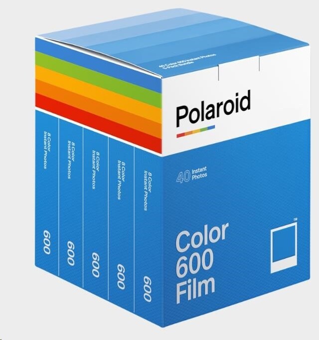 Film fotografik Polaroid Color për 600, 5 copë