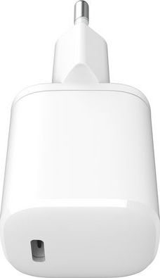 Karikues shtëpiak ESTUFF 100% Recycled Plastic, USB C PD 3A 20W, prizë EU, i bardhë