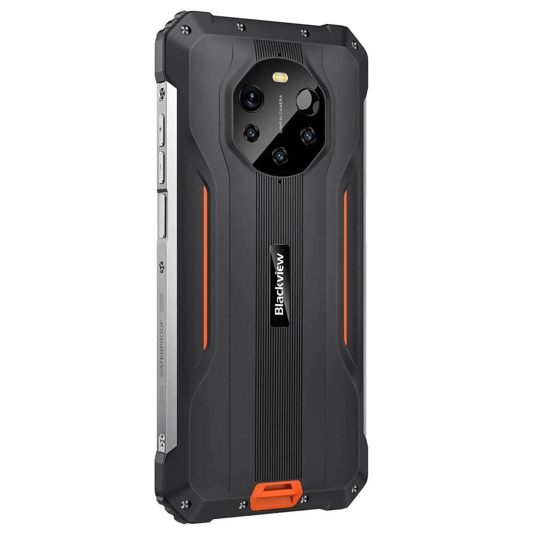 Celular Blackview BL8800 Pro 5G, 8GB/128GB, i zi/portokalli