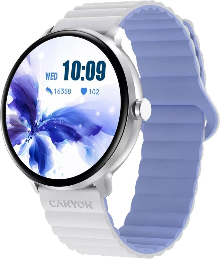 Orë inteligjente Canyon CNS-SW69WB, 44mm, IP68, e bardhë