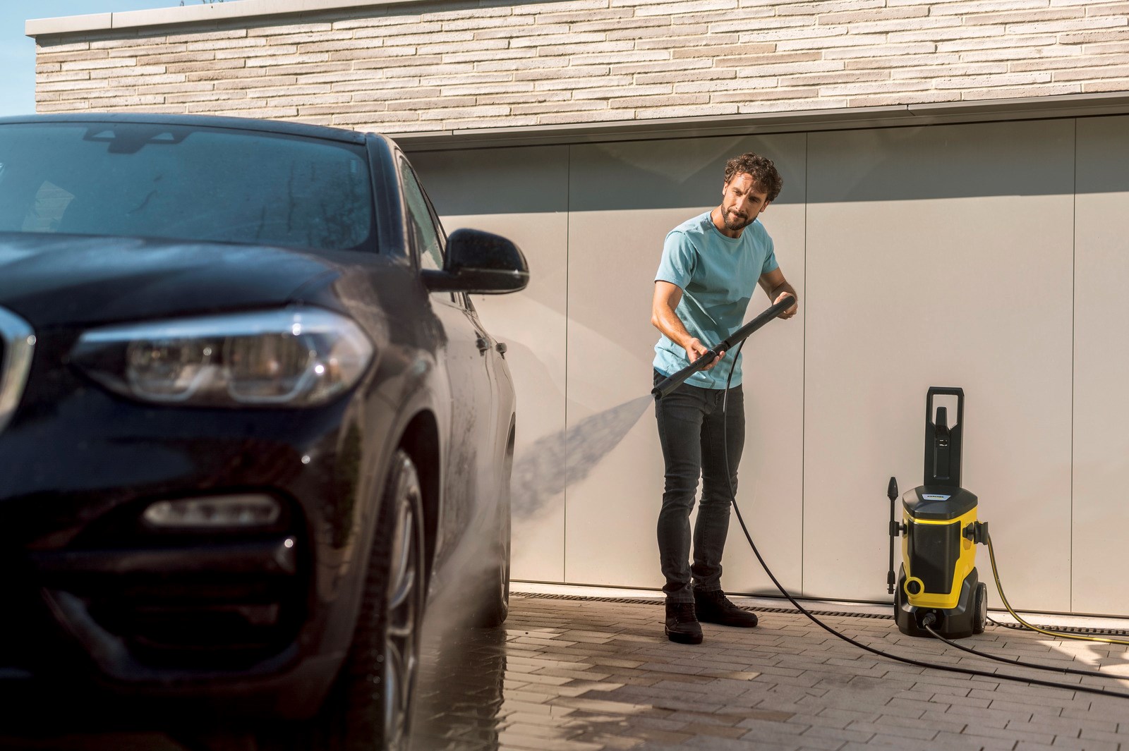 Lavatriçe me presion Karcher K 7 WCM, 3000W, 180 bar, e verdhë