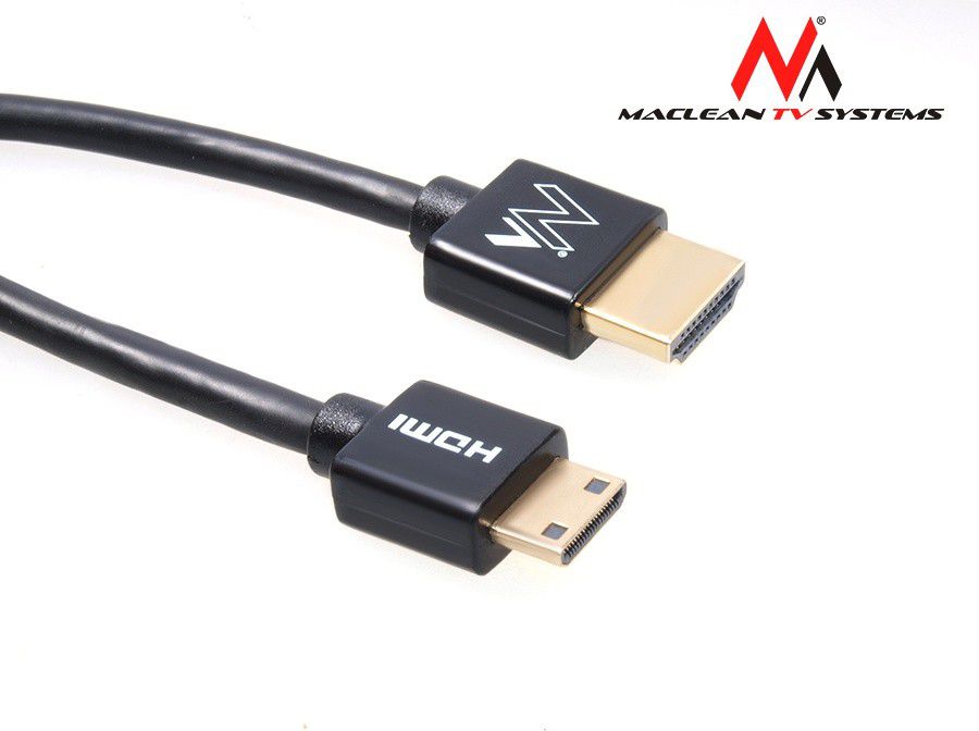 Kabllo Maclean HDMI Mini në HDMI, 0.5m, e zezë