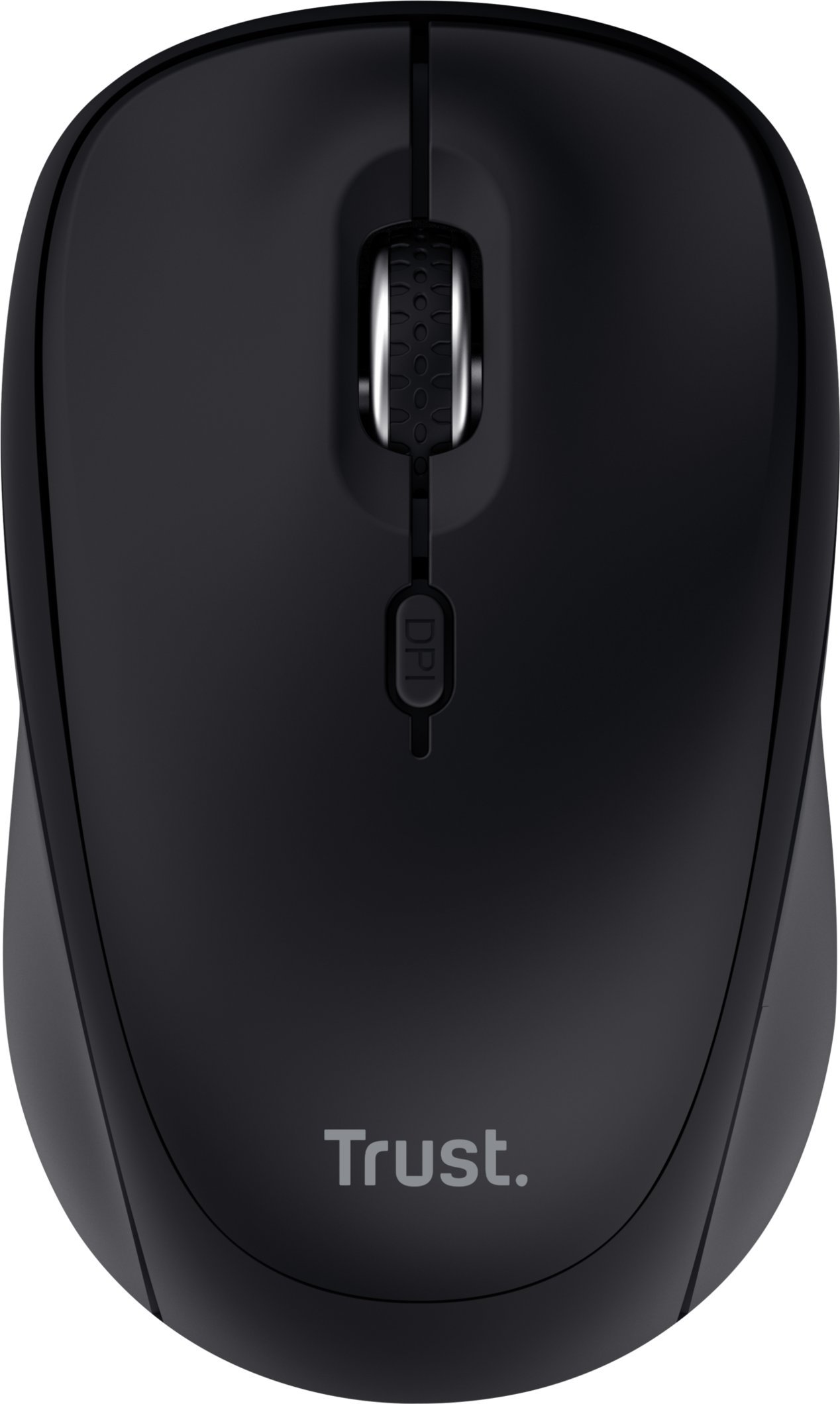 Maus Trust Yvi+, pa kabëll, RF Wireless Bluetooth, 1600 DPI, gri