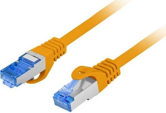 Kabllo rrjeti Lanberg PATCH CORD CAT.6A, 0.25m, S/FTP LSZH, portokalli