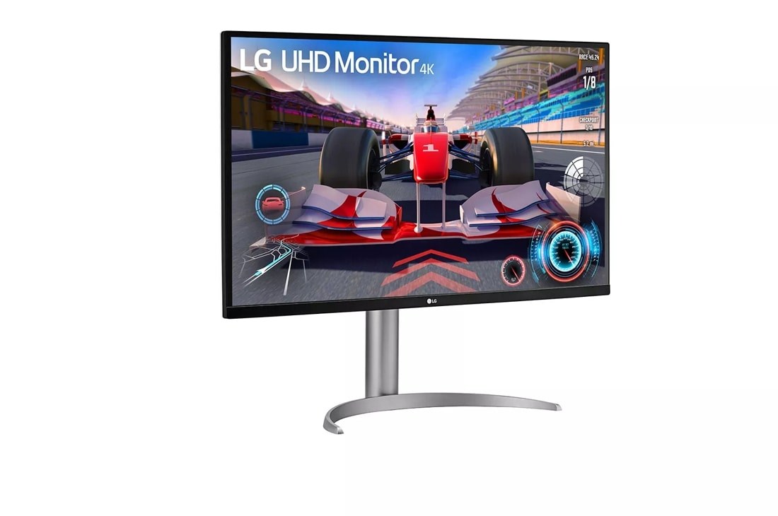 Monitor LG 32UQ750P-W computer, 31.5", 3840 x 2160, 144 Hz, i hirtë
