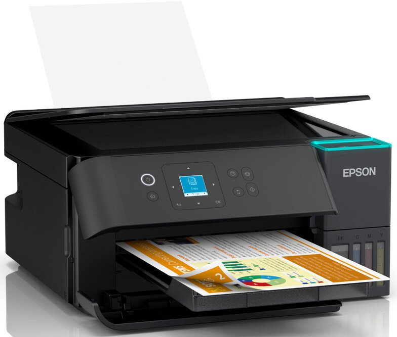 Printer multifunksional Epson EcoTank L4360, Inkjet, A4, Wi Fi, me ngjyra