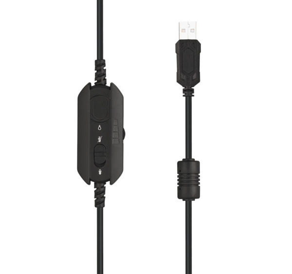 Kufje DEFENDER COSMO PRO 7.1, USB, 2.1m, RGB, të zeza