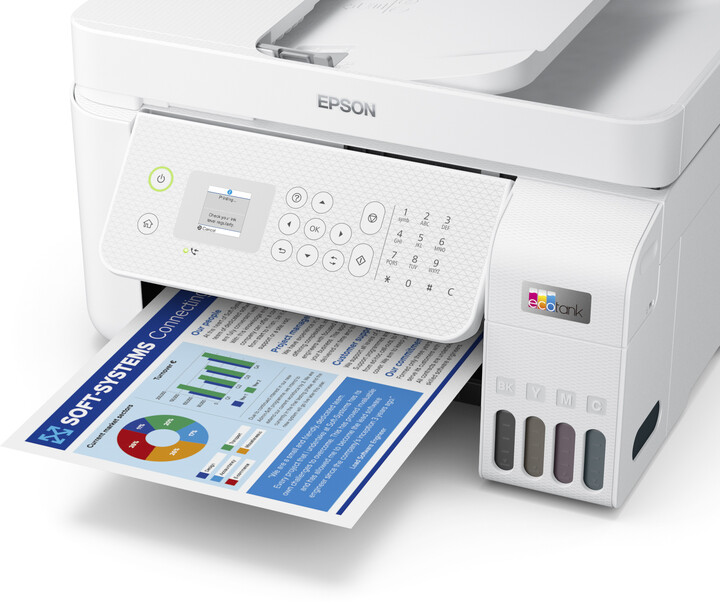 Printer Epson EcoTank L5296, sistem tank