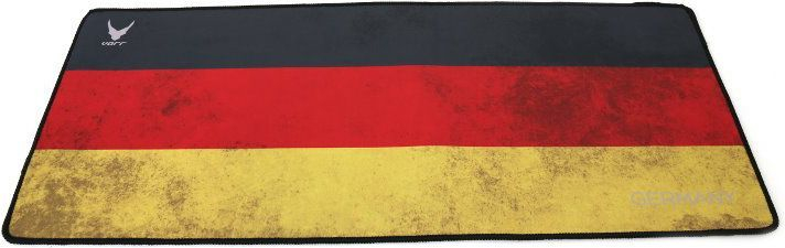 Mauspad Omega Varr Pro-Gaming GERMANY, i zi / kuq / verdhë
