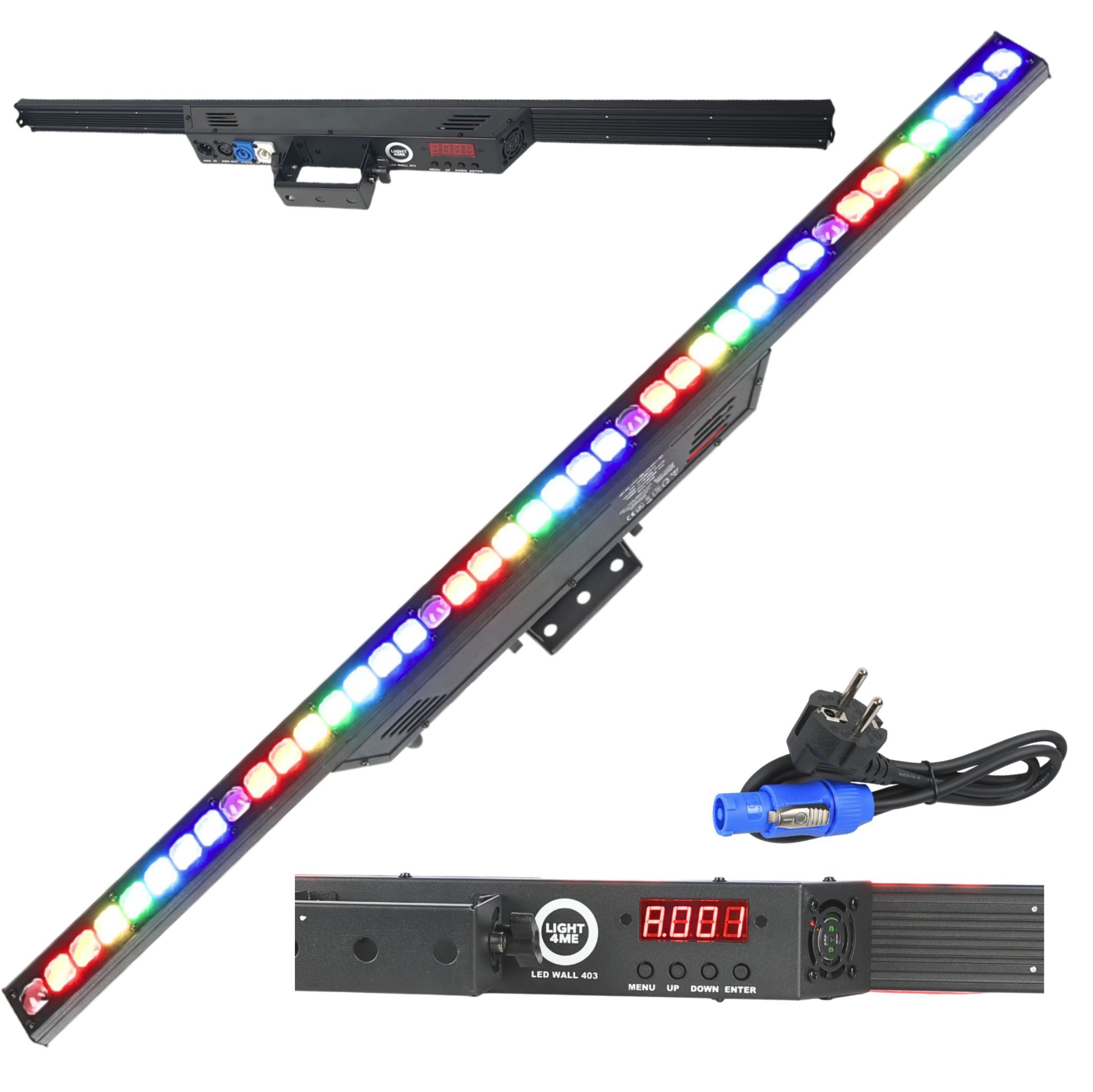 Shirit ndriçimi LIGHT4ME LED WALL 403, DMX, LED, i zi