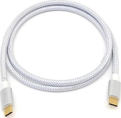 Kabllo USB C në C Equip 128355, 0.5m, 100W PD, 10Gbps, e bardhë