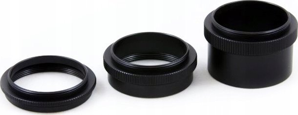 Unaza makro Massa Intermediate, set me fije M42, alumini, e zezë