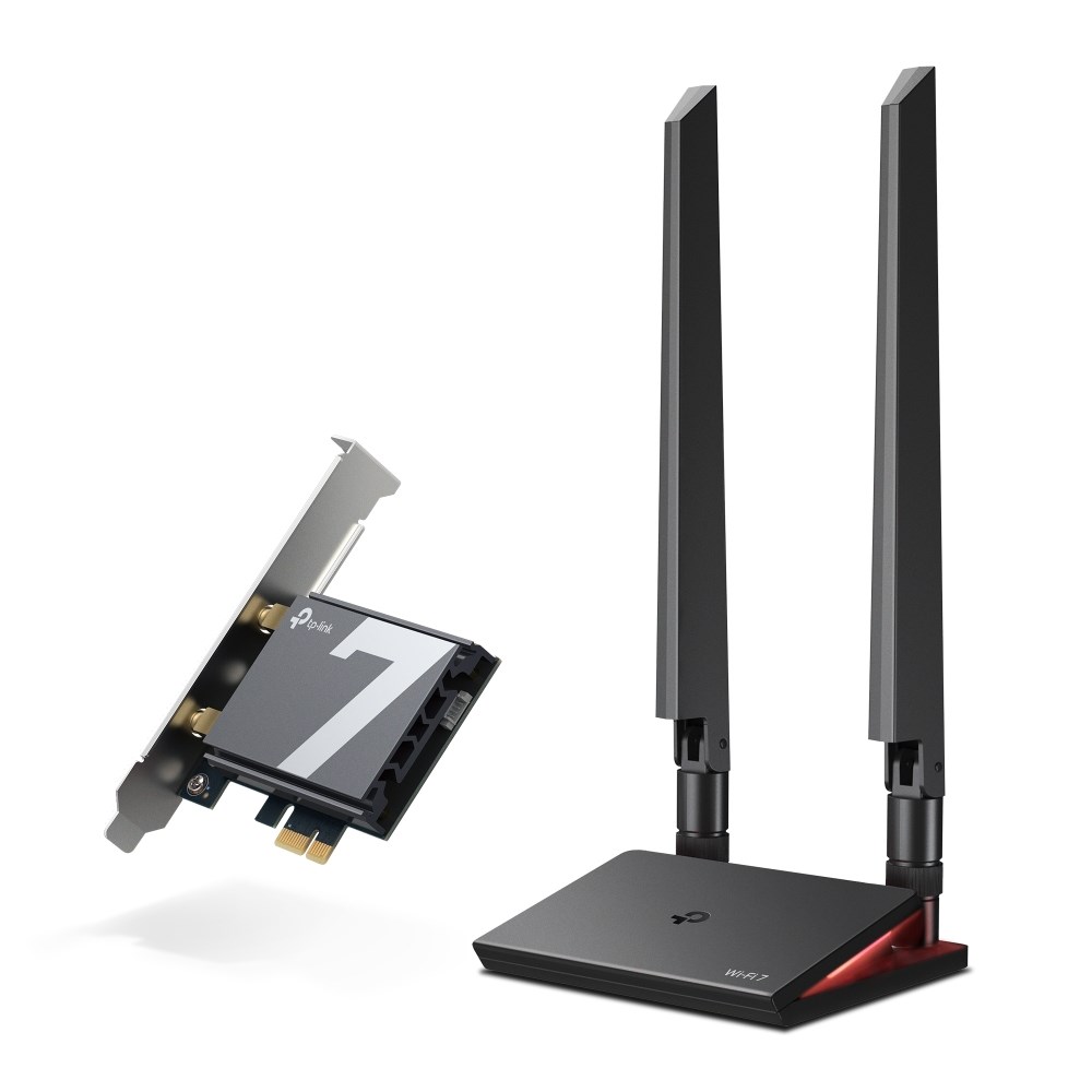 Adapter Wi Fi TP Link Archer TBE550E, BE9300, Wi Fi 7 Bluetooth, i zi