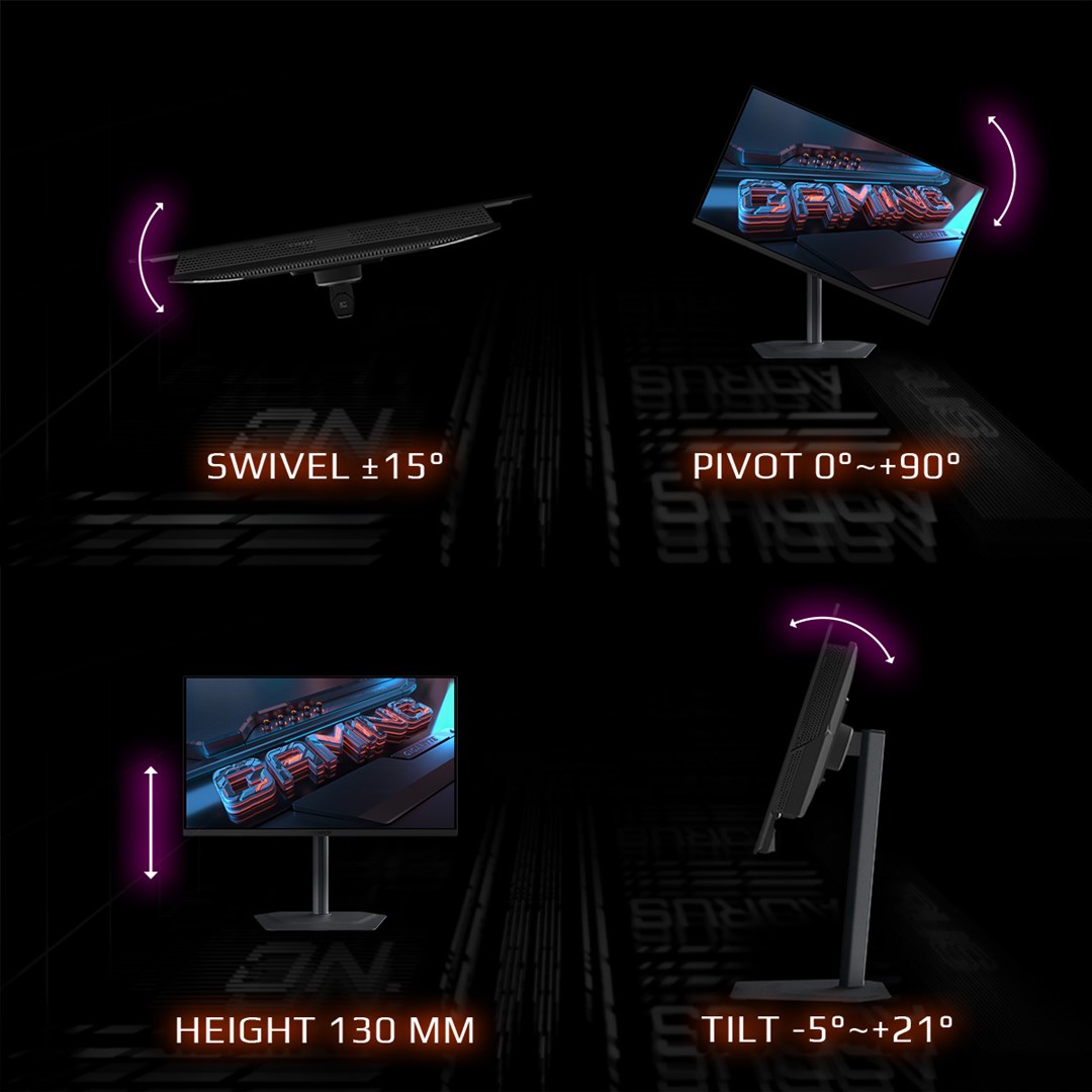 Monitor gaming Gigabyte MO27Q2, 27", OLED QHD 2K, 240Hz, i zi