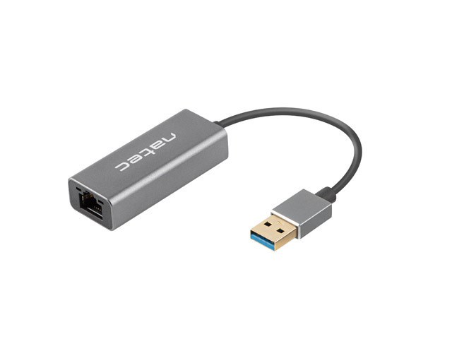 [OUTLET] Kartë rrjeti Natec Cricket, USB-A, 1GB/s, e hirtë