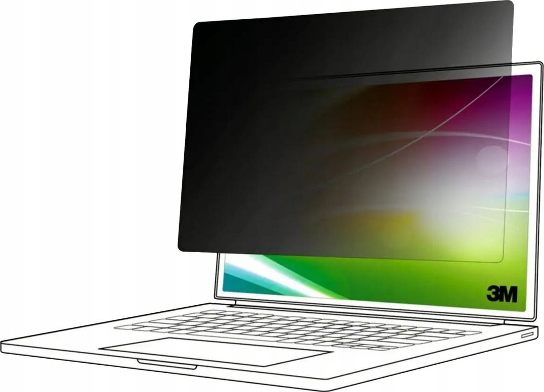 Filter privatësie 3M BP133W9E, për laptop 13.3", raport 16:9, transparent