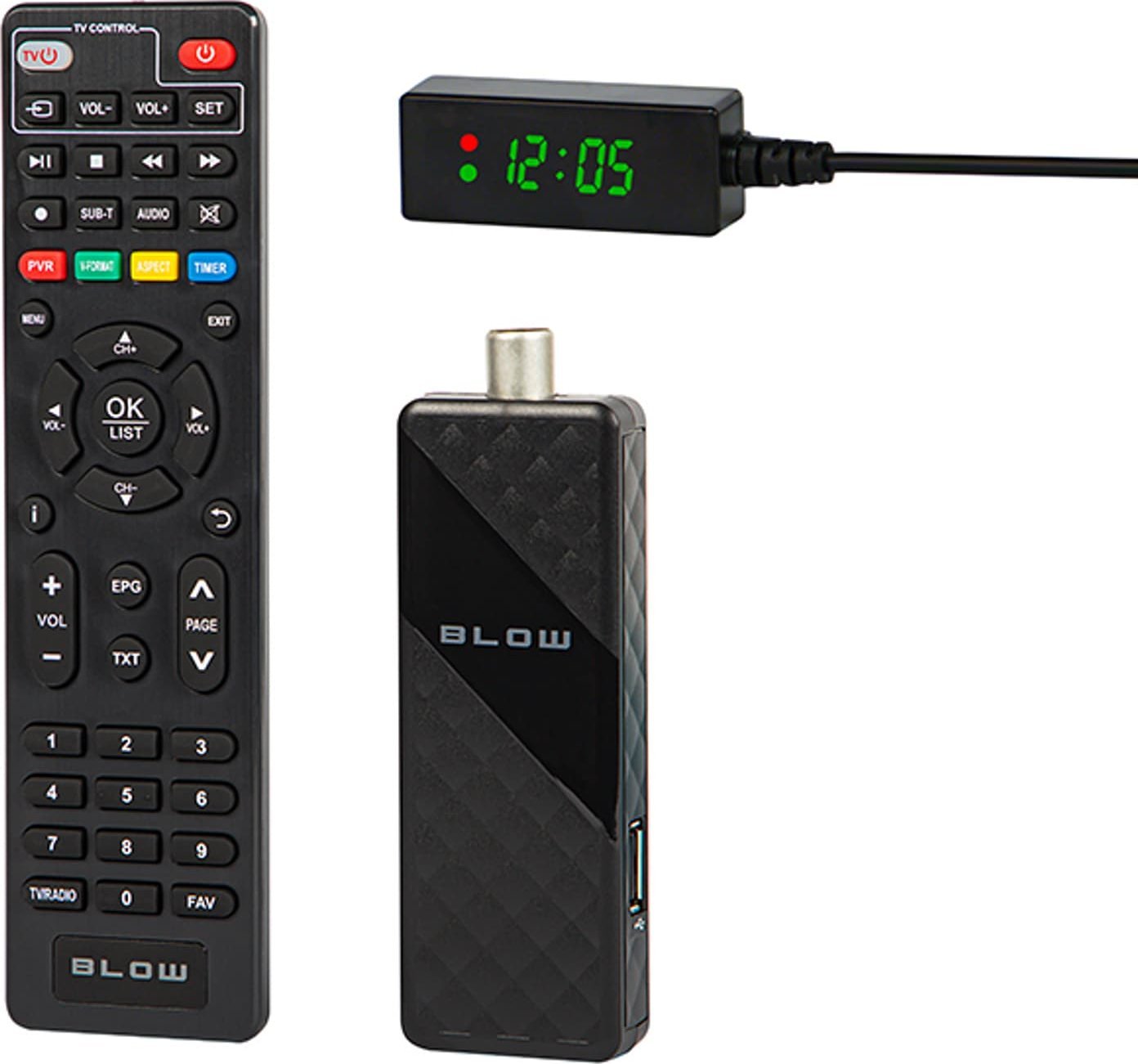 Dekoder DVB T2 Blow 6000FHD Mini, FHD, HDMI USB, i zi