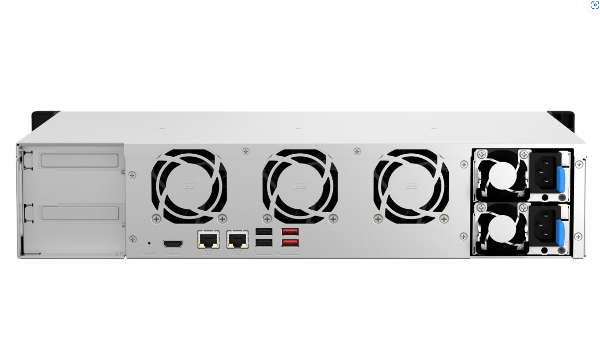 NAS rackmount QNAP TS-864EU-RP-8G, 2U short depth, 8-bay, 8GB RAM