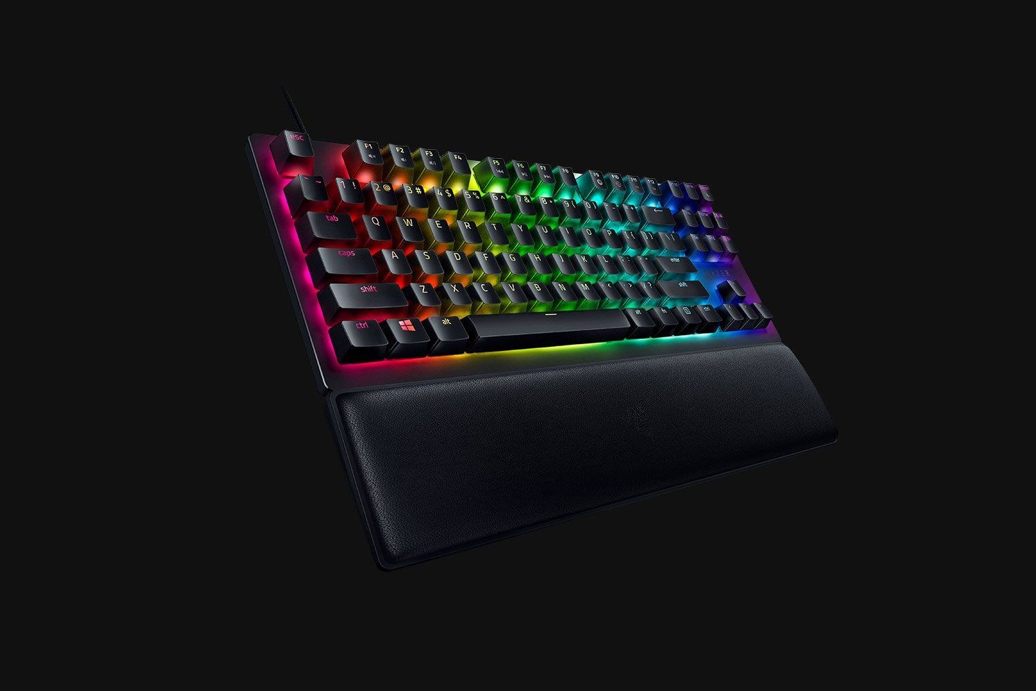 Tastierë lojërash Razer Huntsman V2 TKL, Linear Optical, RGB, e zezë