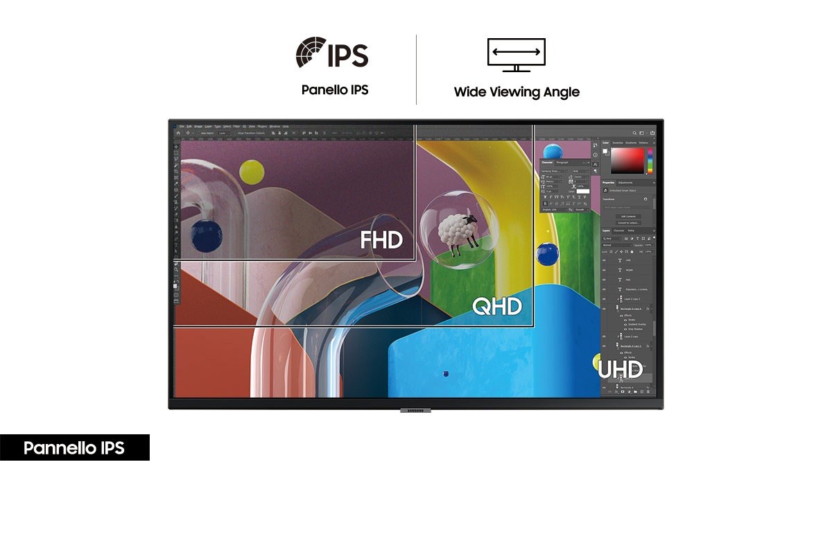 Monitor Samsung LS32B800PXU computer, 32", 3840 x 2160, i zi