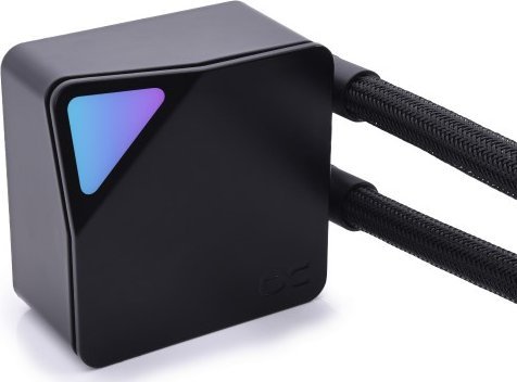 Ftohës uji për procesor Alphacool T38, radiator 12 cm, RGB, i zi