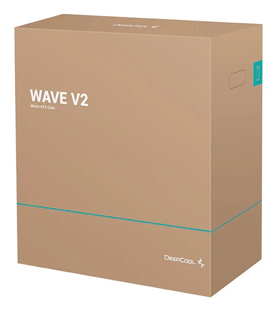 Kutia kompjuterike Deepcool Wave V2, Micro ATX ITX, e zezë
