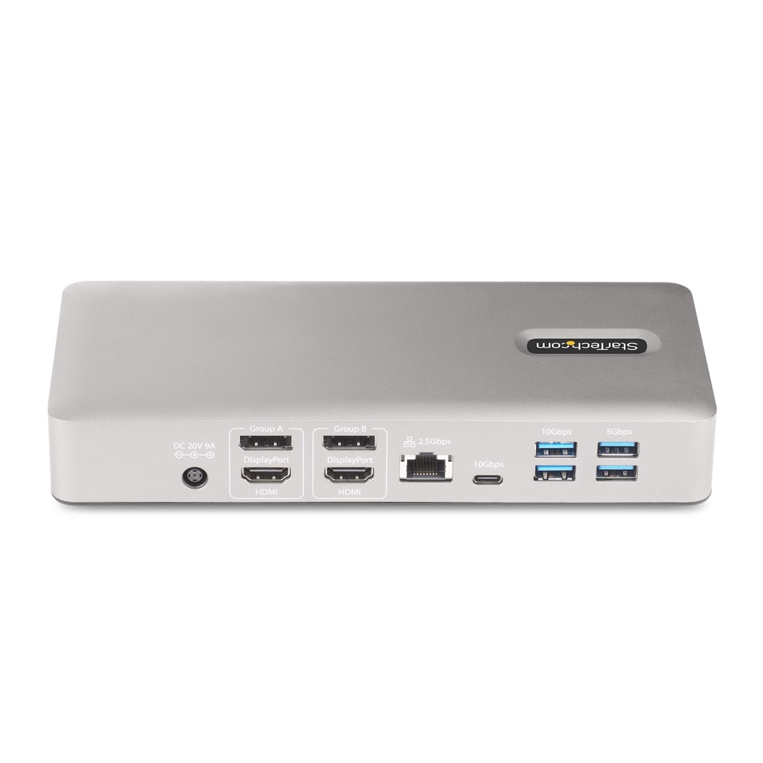 Stacion dokimi StarTech.com 132UE-TB4USB4DOCK Thunderbolt 4, 15 porte, i hirtë