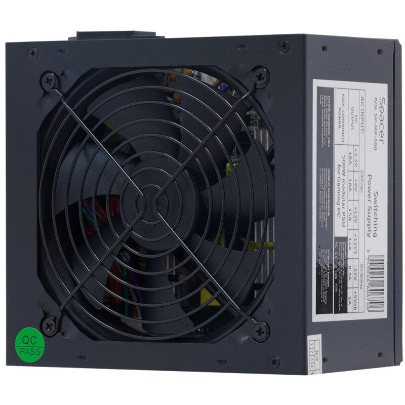 Furnizues energjie Spacer SP-MP-500, 500W, 80 Plus, i zi