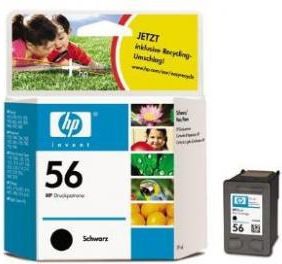 Ngjyrë për printer HP C66565AE, no.56, e zezë