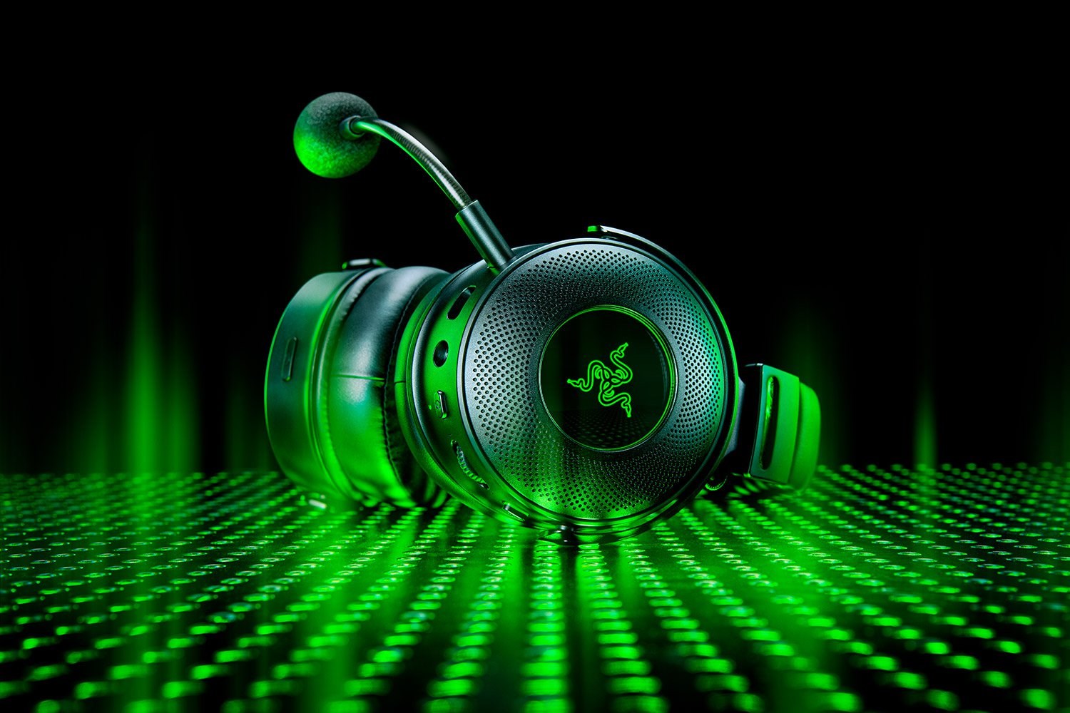 Kufje lojërash Razer Kraken V3 Pro, 7.1 Surround, 50 mm TriForce Titanium, wireless, e zezë