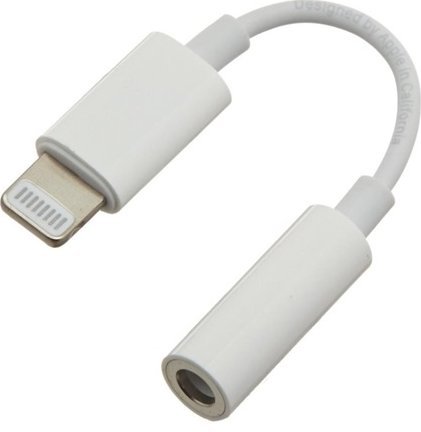 Adapter audio USB PremiumCord Lightning në Jack 3.5mm, stereo, i bardhë
