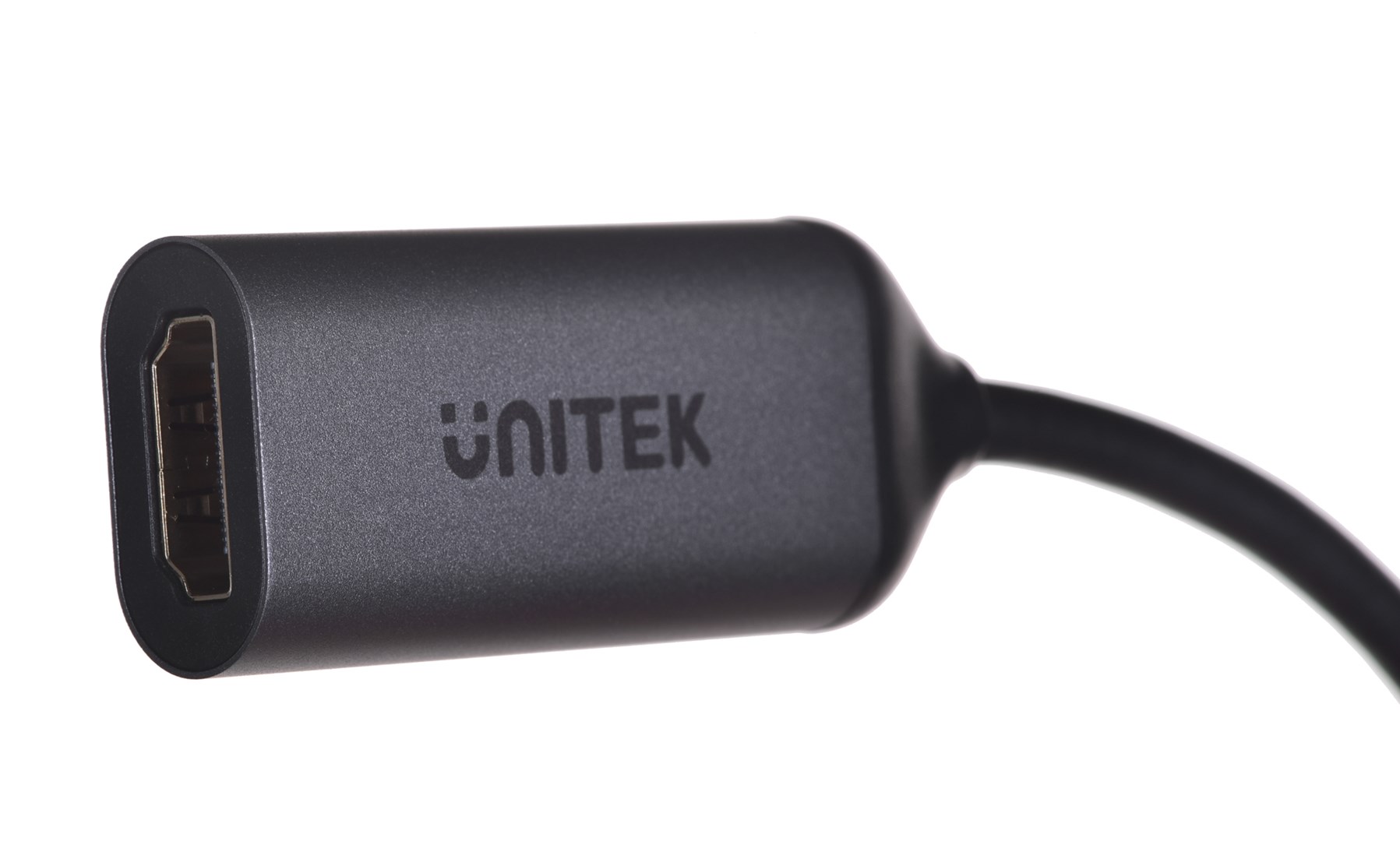 Adapter USB Unitek V1420A, USB C në HDMI, 4K 60Hz, gri