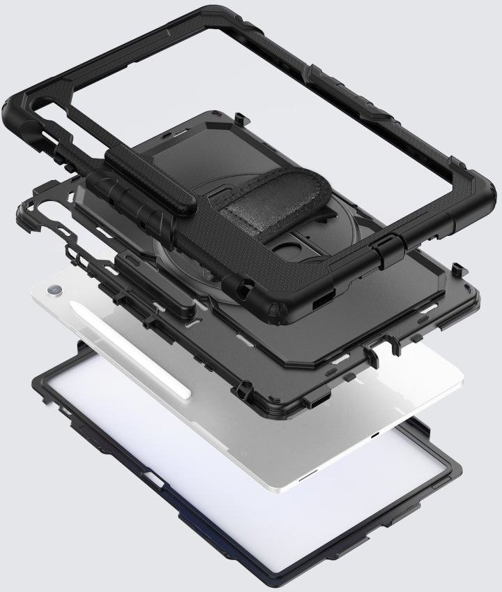 Mbështjellës tabletë Tech-Protect Solid, Galaxy Tab S10 FE+ 13.1 X620 X626B, i zi