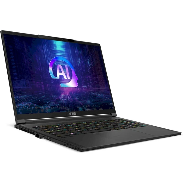 Laptop MSI Stealth A16 AI+ A3XVGG, 16", AMD Ryzen AI 9-HX370, 32GB RAM, 2TB SSD, NVIDIA GeForce RTX 4070, i zi