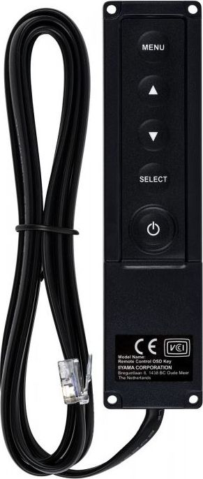 Telekomandë iiyama RC TOUCHV01, për monitorë T(F)xx34, e zezë