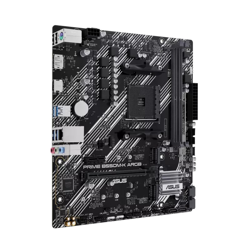 Pllakë amë ASUS PRIME B550M-K ARGB, Socket AM4, AMD B550, mATX