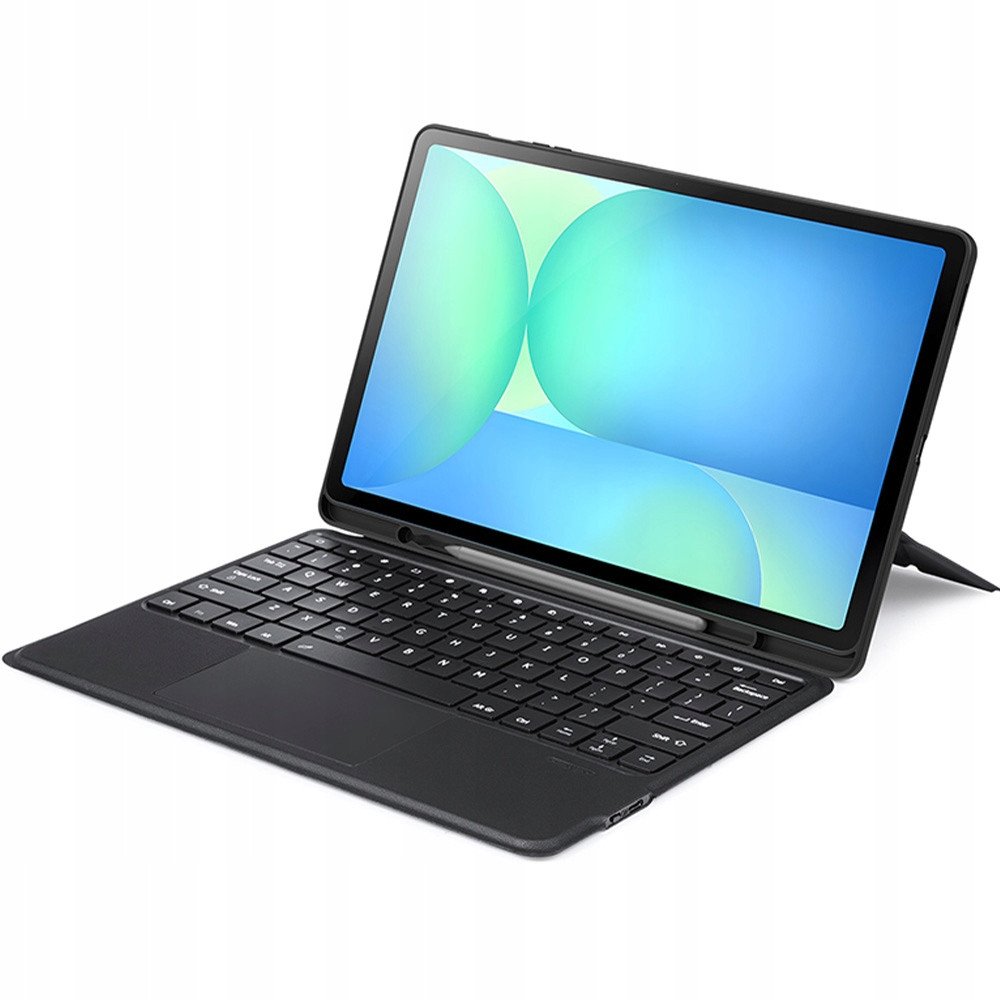 [OUTLET] Këllëf me tastierë Dux Ducis DK për Samsung Tab S10 FE Plus, Bluetooth, material PU, i zi