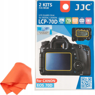 Mbrojtës ekrani JJC LCP-70D për Canon EOS 70D, 2 copë, i tejdukshëm