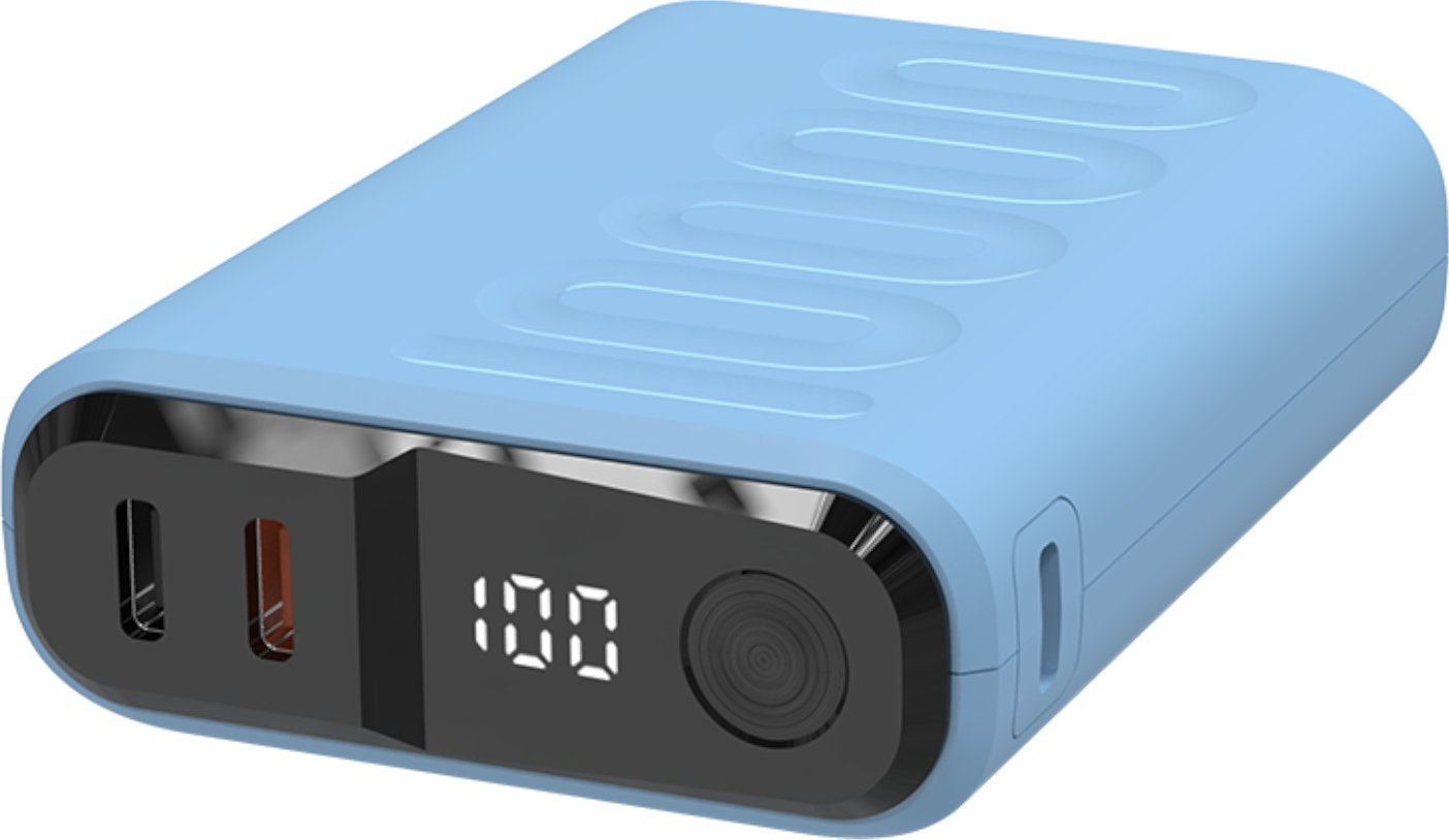 Powerbank RealPower PB-10000C PD+, 10000mAh, 3x Type-C, vjollcë