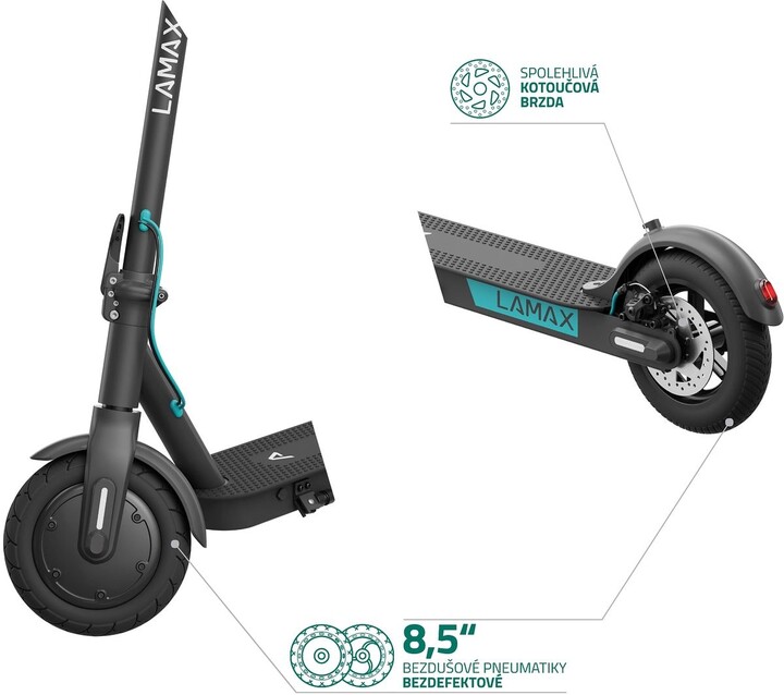 [OUTLET] Skuter elektrik LAMAX E-Scooter S7500 Plus, i zi
