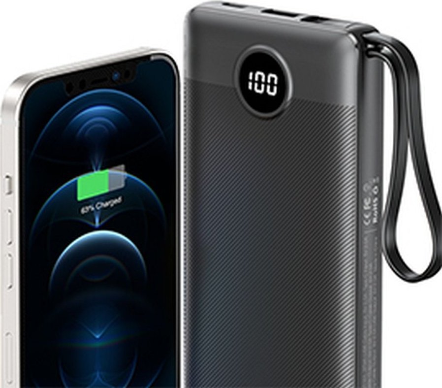 Karikues portativ Veger C10, 10000mAh, disa porta USB USB C Lightning, i zi